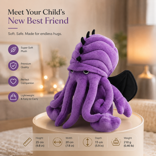 Mystic Purple Plush – Adorable Mythical Creature Cuddle Toy