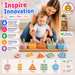 The Bright Cub’s Montessori Shape Sorting Toy for Toddlers