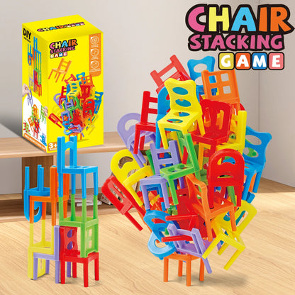 The Bright Cub Chair Stack Challenge — Balance & Building Game