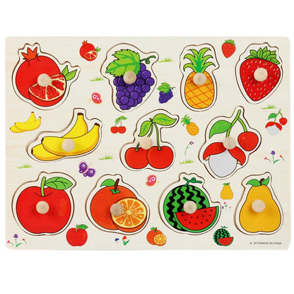 The Bright Cub Wooden Learning Puzzles — Letters, Numbers, Shapes & Animals